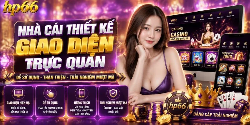 Nhà cái thiết kế giao diện trực quan